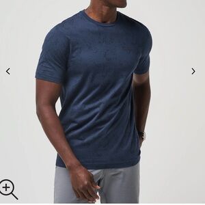 Travis Mathew Warmer Tides Navy Blue T-Shirt